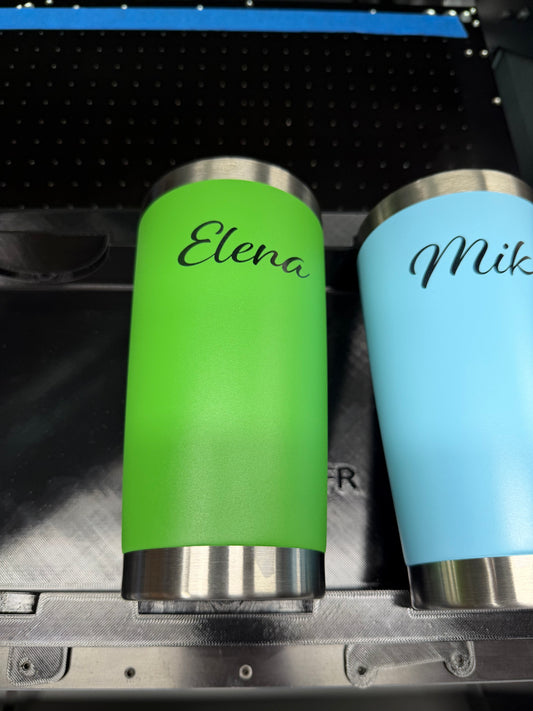 Custom UV Printed Powder Coated Tumbler | 20 oz & 30 oz