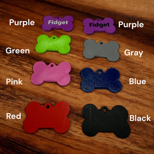Durable silent dog tags custom engraved - view 2
