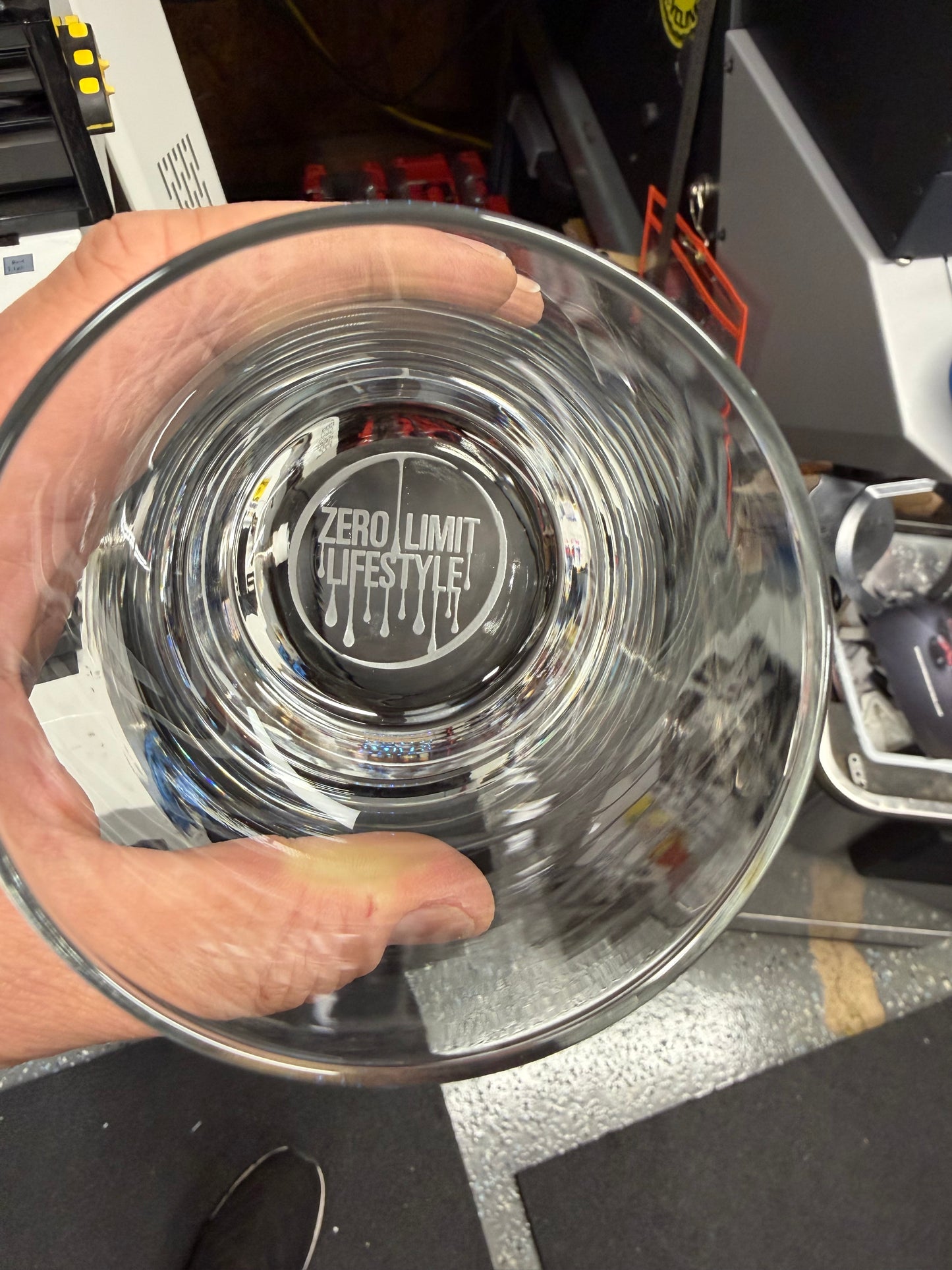 Custom Sand Blasted 10oz Whiskey Glass