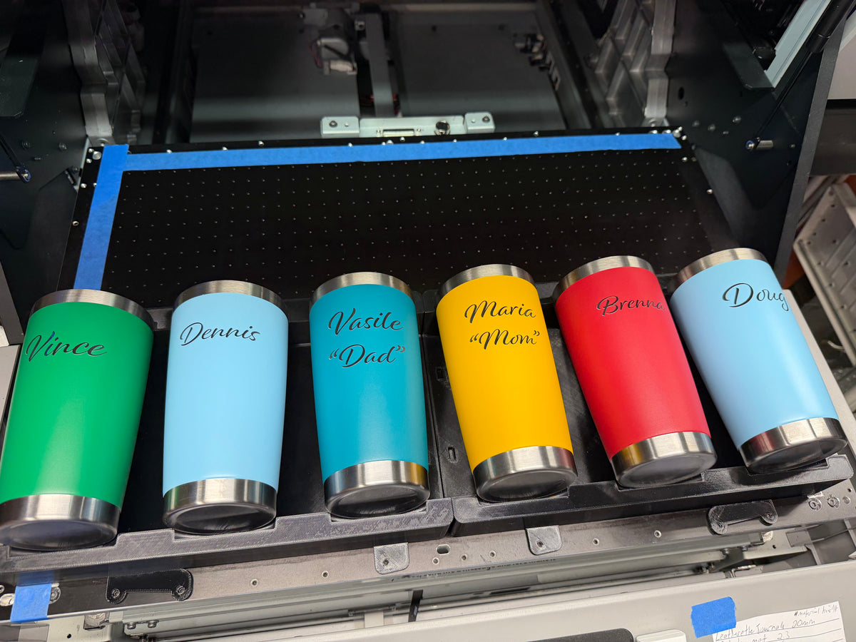 Custom UV Printed Powder Coated Tumbler | 20 oz & 30 oz