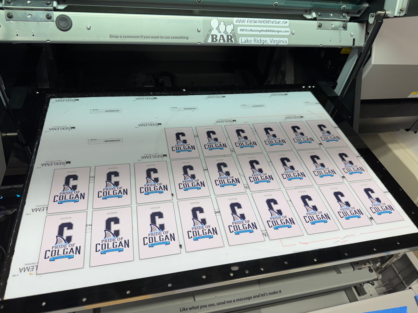 Custom PVC Bag Tags – Double-Sided UV Print (Personalized Option)