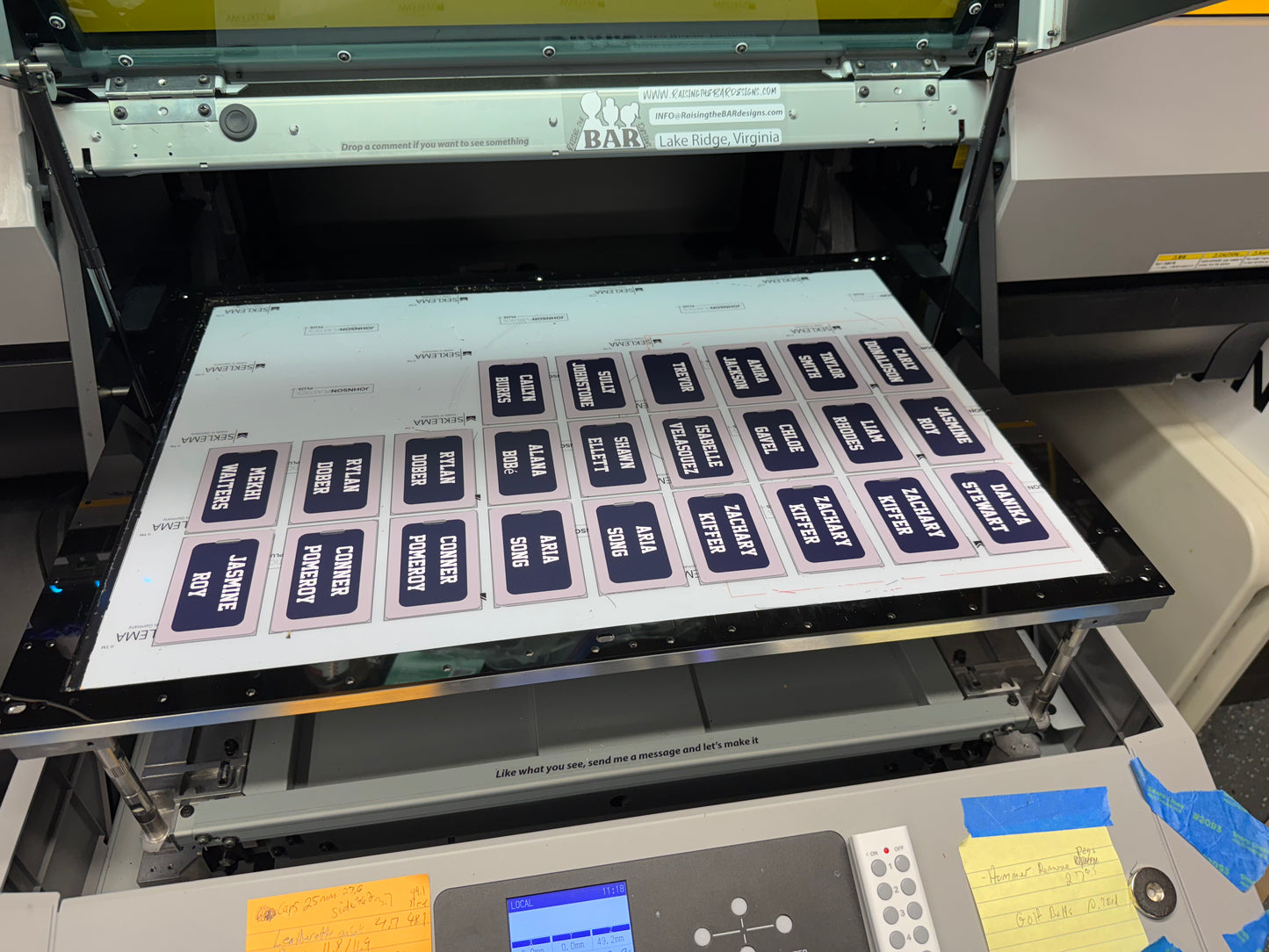 Custom PVC Bag Tags – Double-Sided UV Print (Personalized Option)