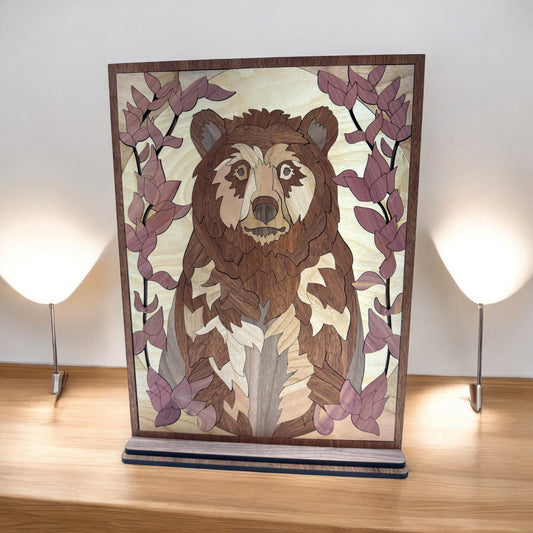 Laser cut bear