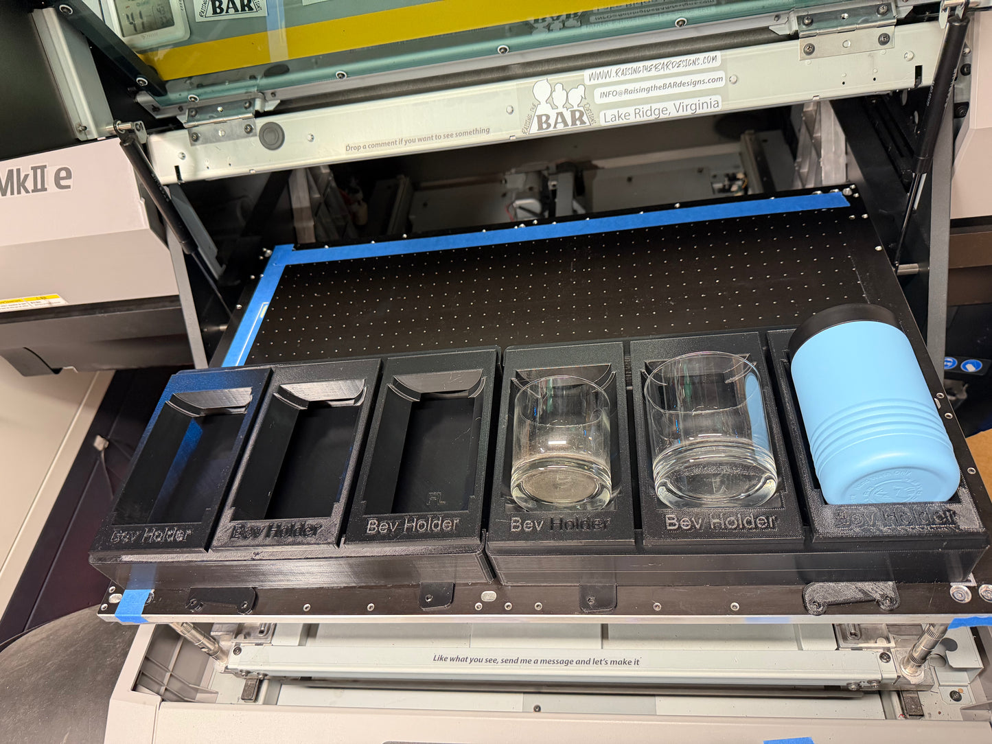 Mimaki 3042/6042/7151(same as 6042 model) Tumbler and Water Bottle Jig