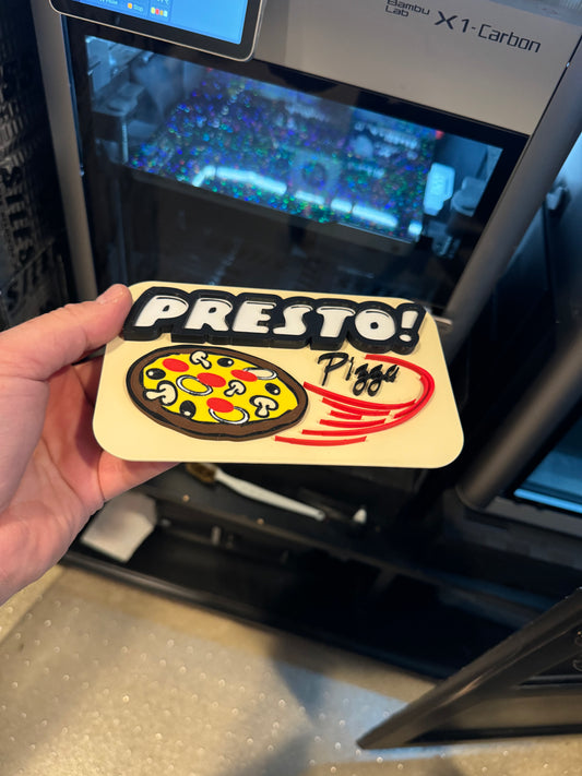 Custom 3D printing service sample print