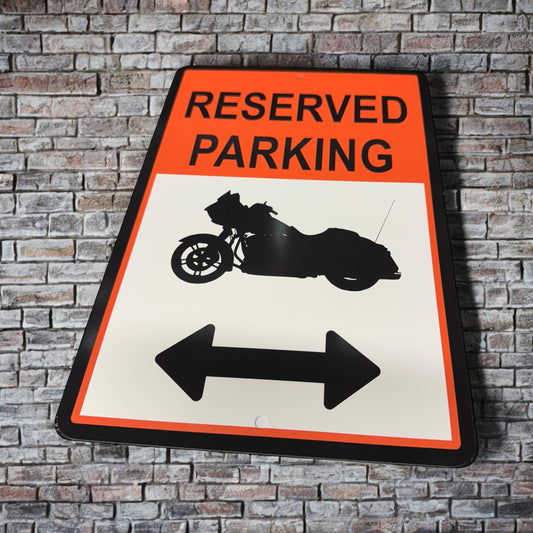 Custom rectangular UV printed metal sign 8x12 inches