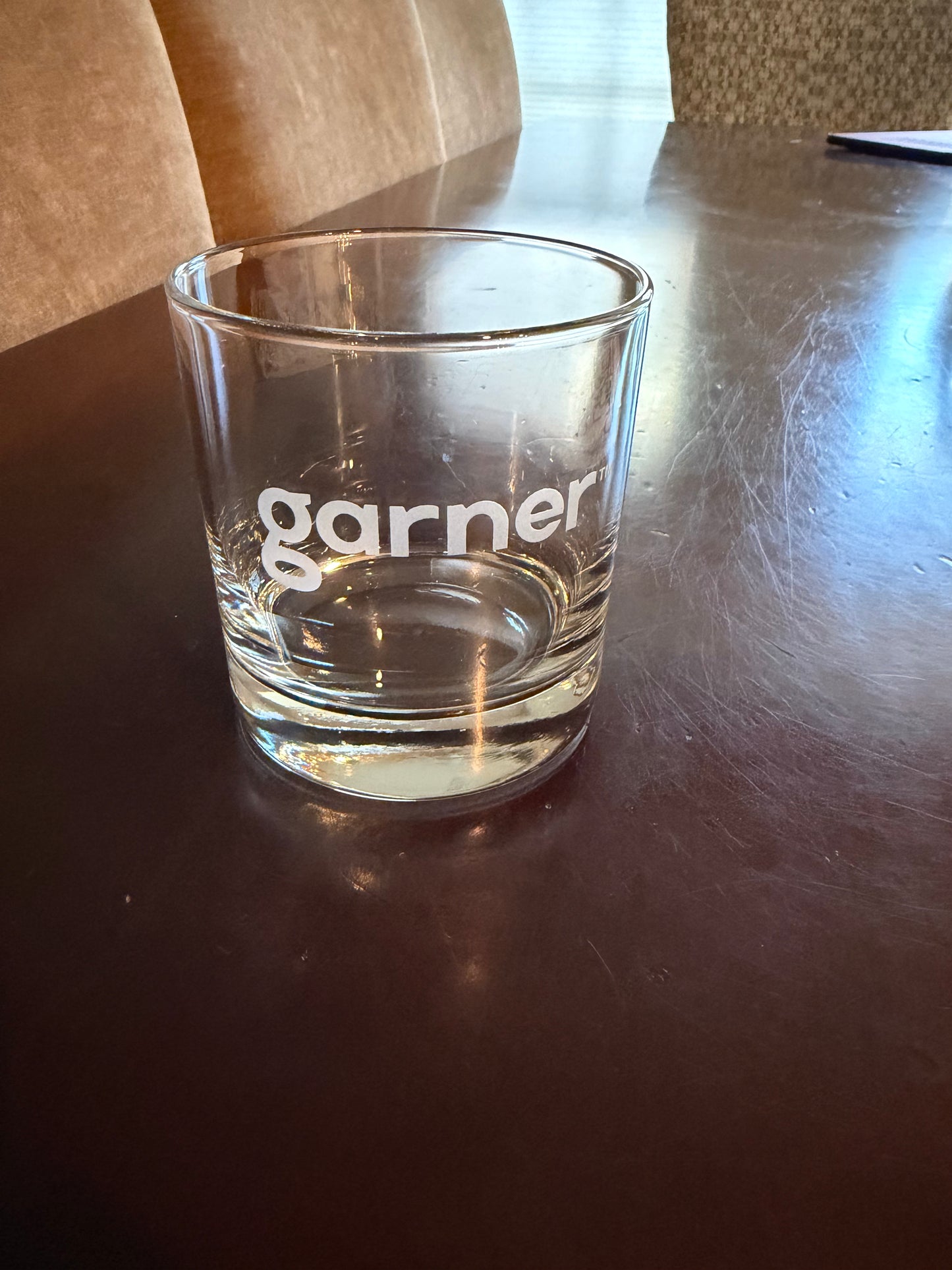Custom sand blasted 10oz whiskey glass, personalized engraving - view 3