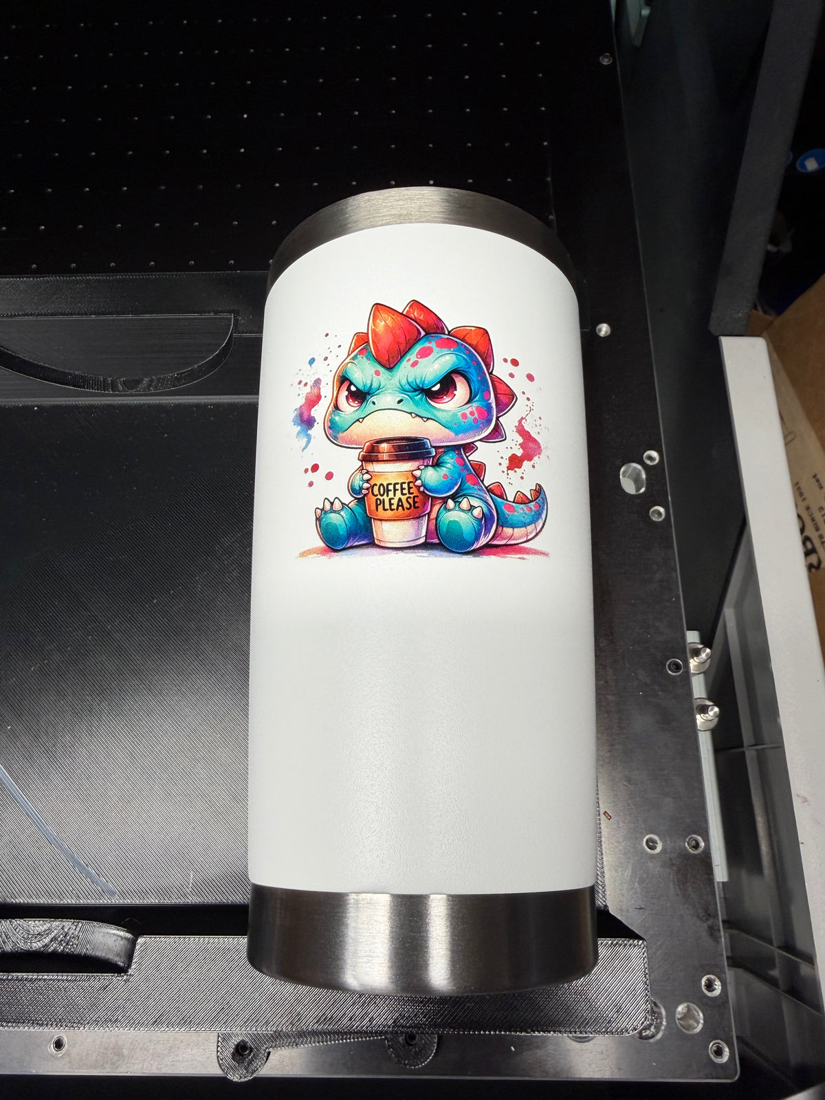 Custom UV printed tumbler and water bottle, full color