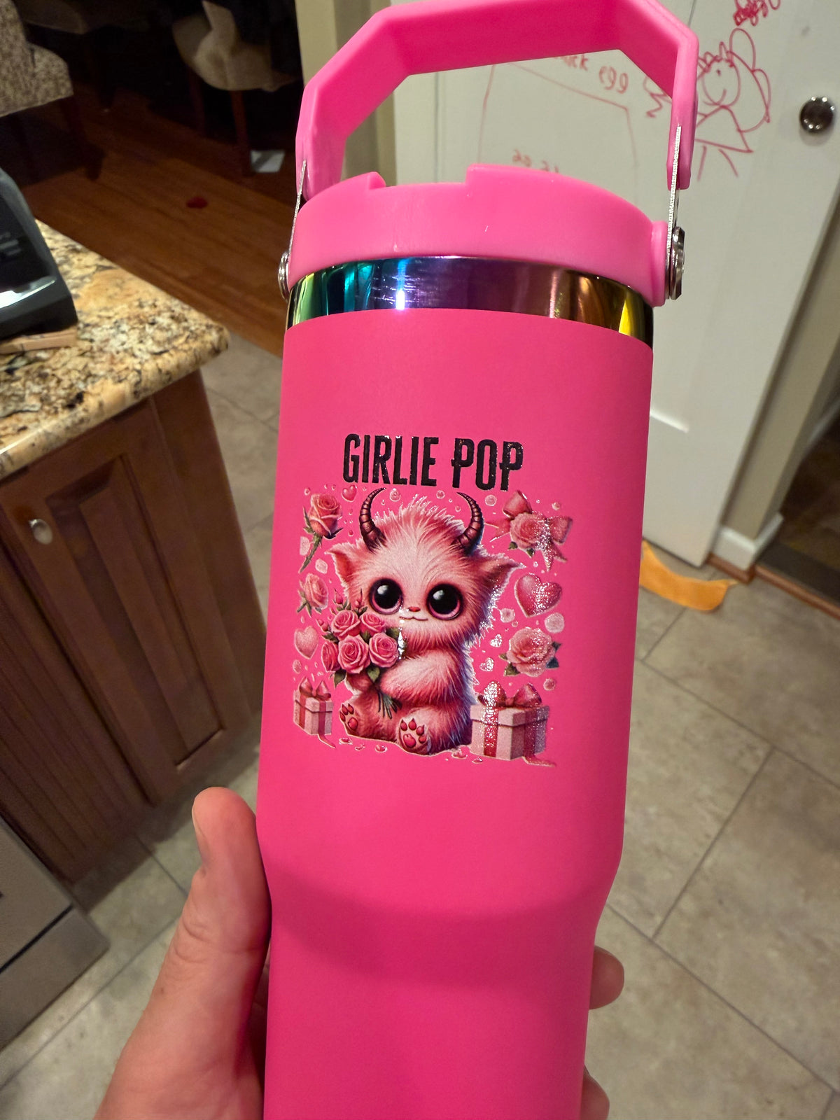 Custom UV printed tumbler and water bottle, full color - view 3