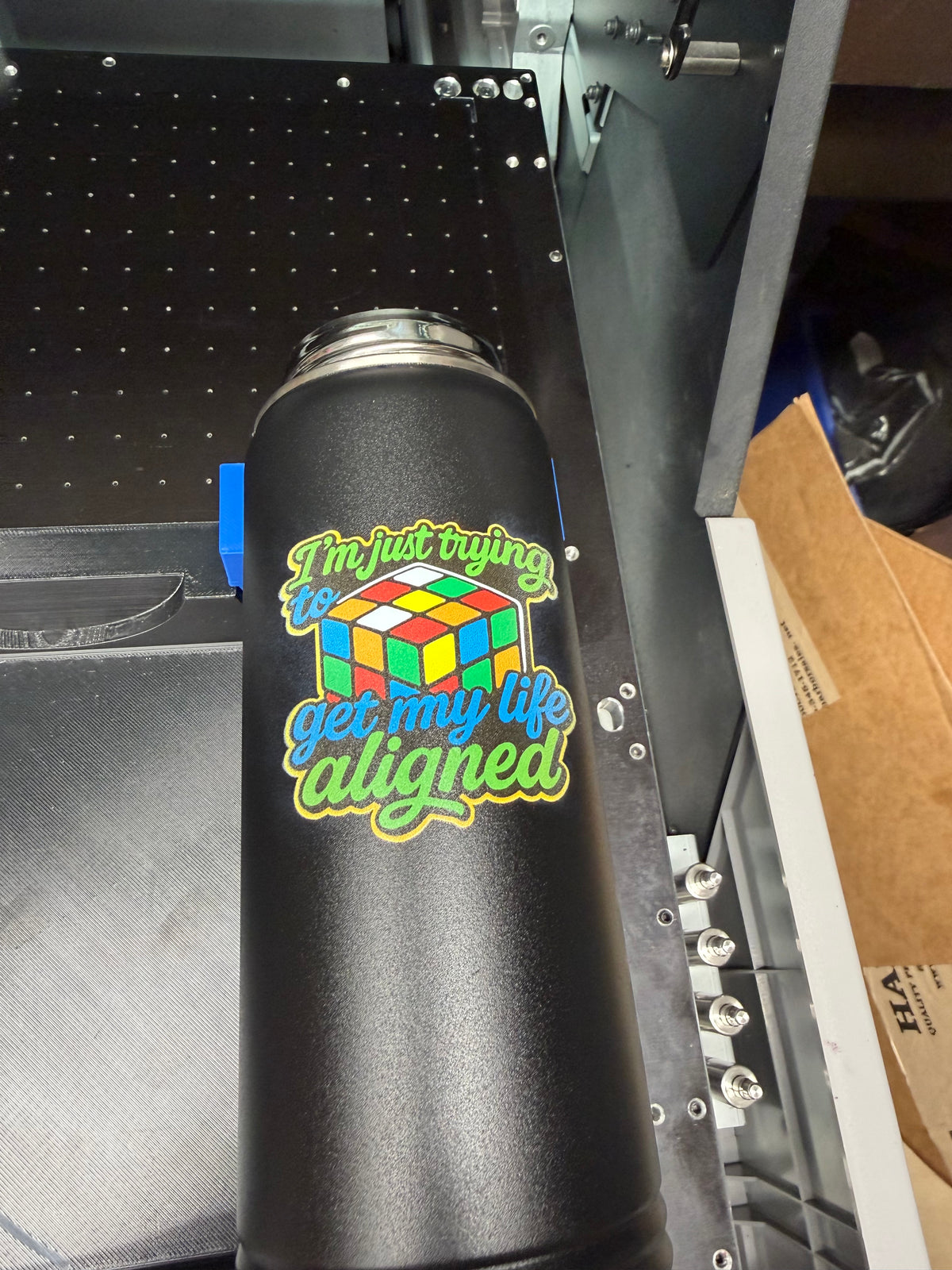 Custom UV printed tumbler and water bottle, full color - view 5