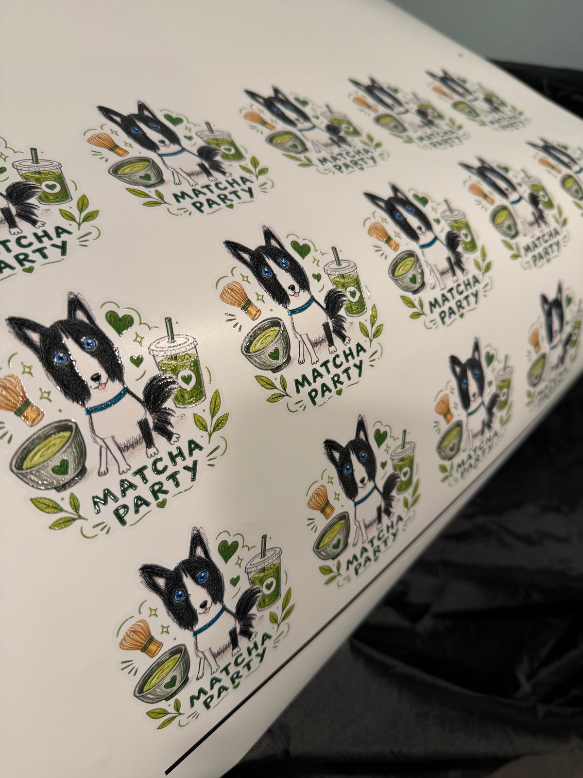 Custom UV printed vinyl stickers, full color - view 4