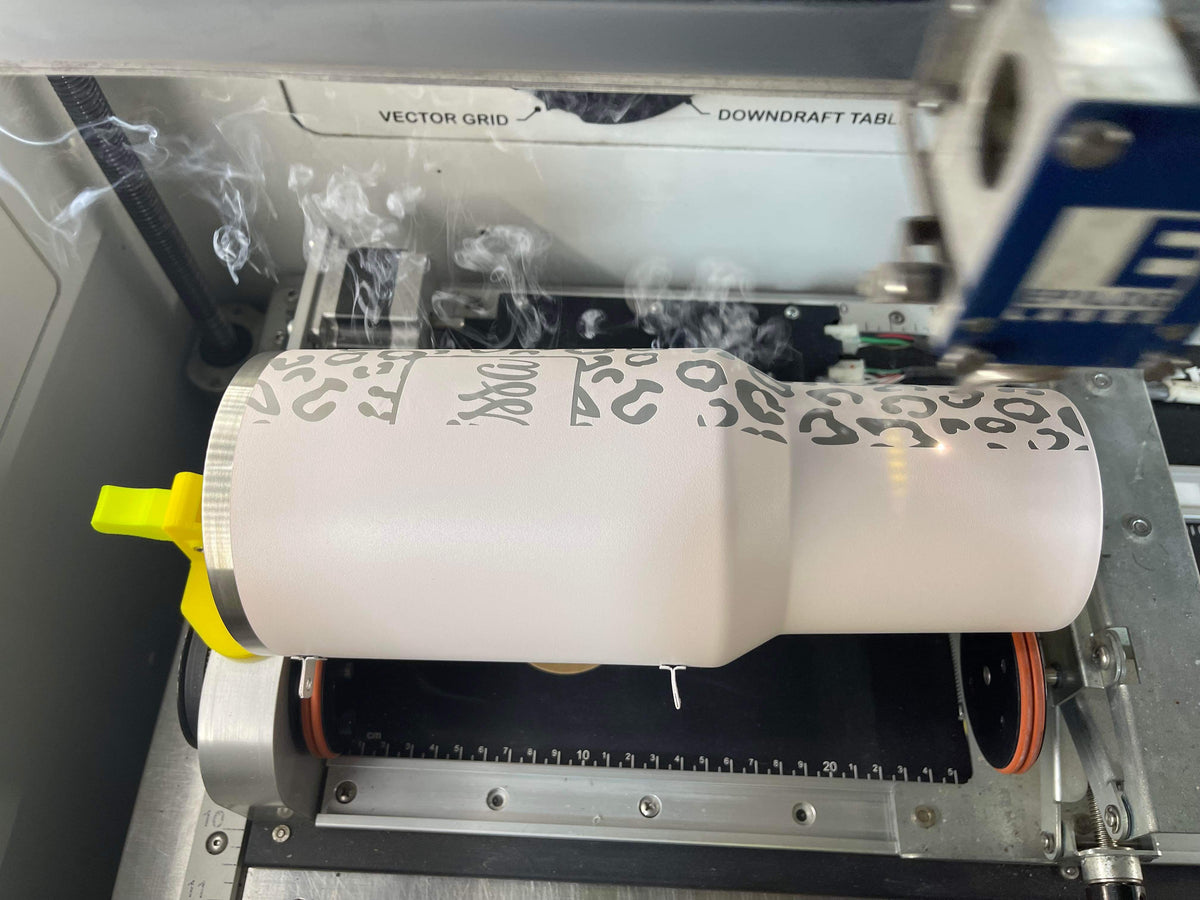 Epilog rotary extended clamp for M2 and Fusion laser engravers - view 4