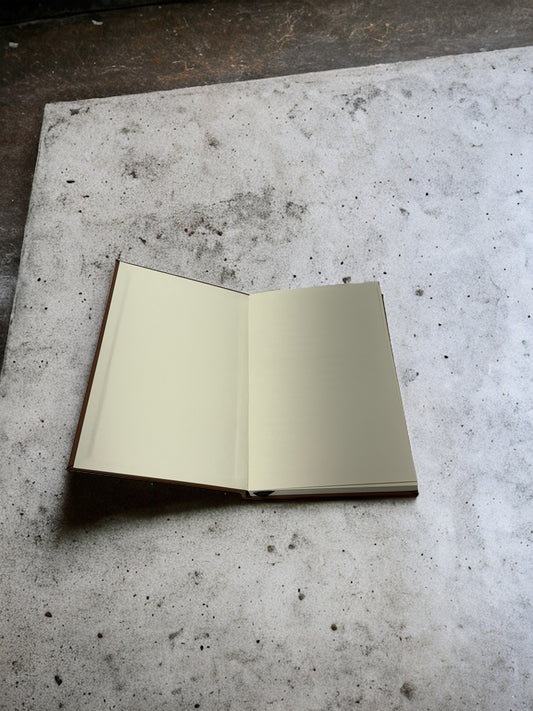 Custom laser engraved leatherette journal 5.25 x 8.25 inches - view 2