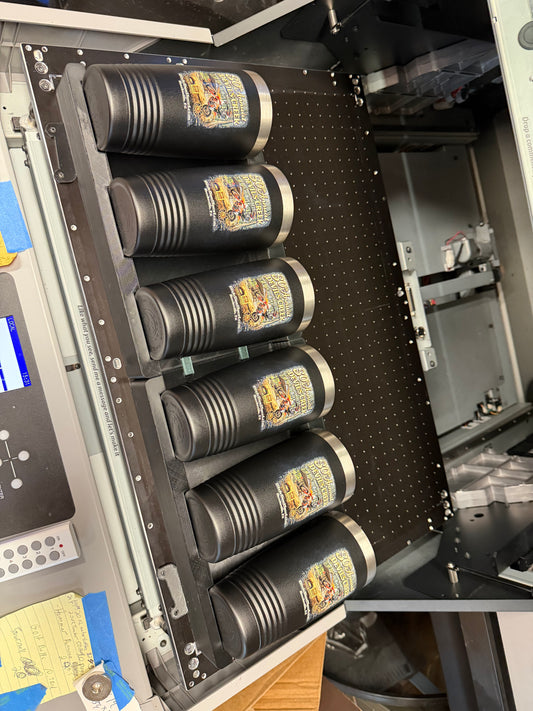Mimaki UV printer jig for tumblers and water bottles - view 2
