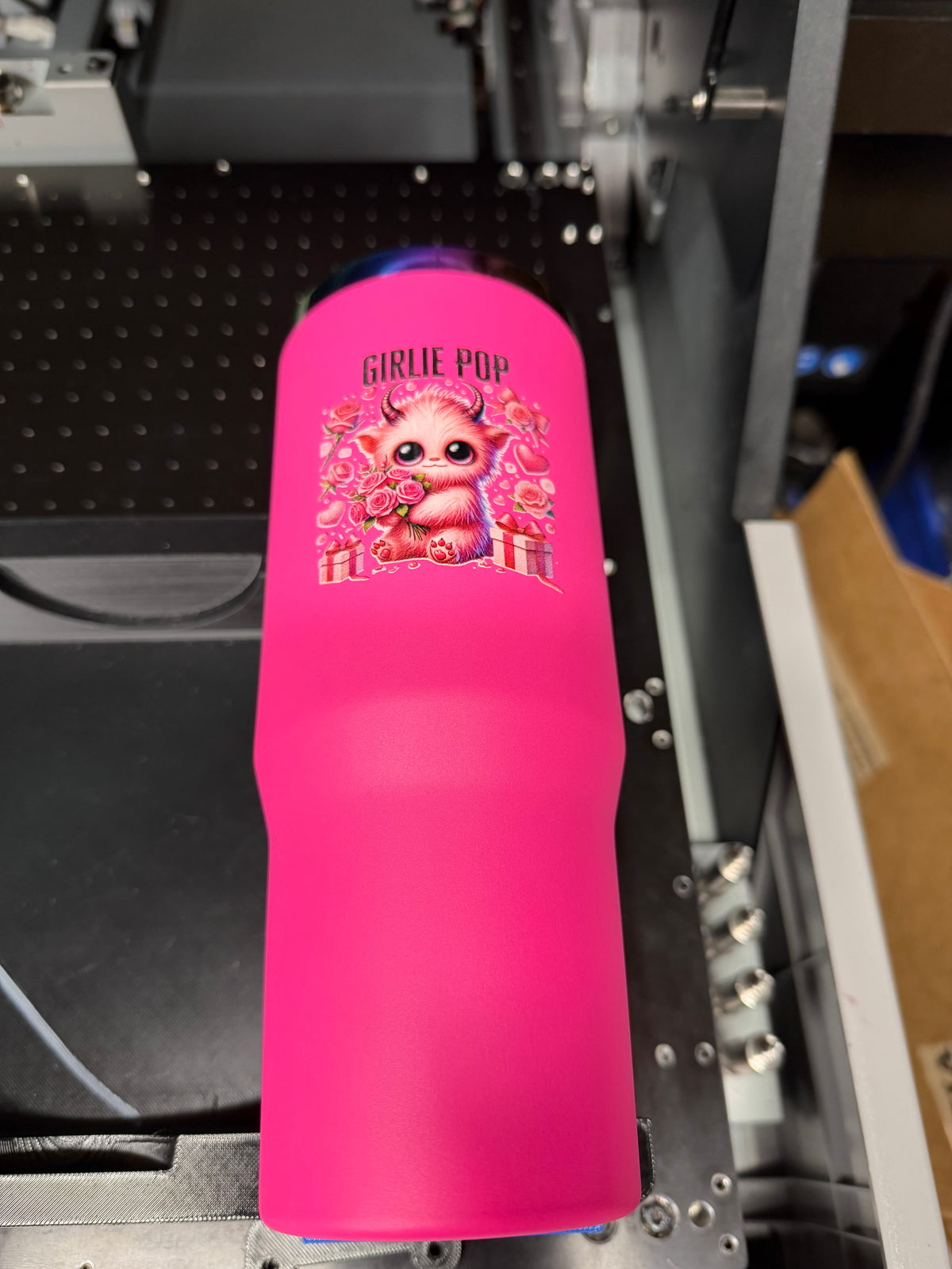 Mimaki UV printer jig for tumblers and water bottles - view 7