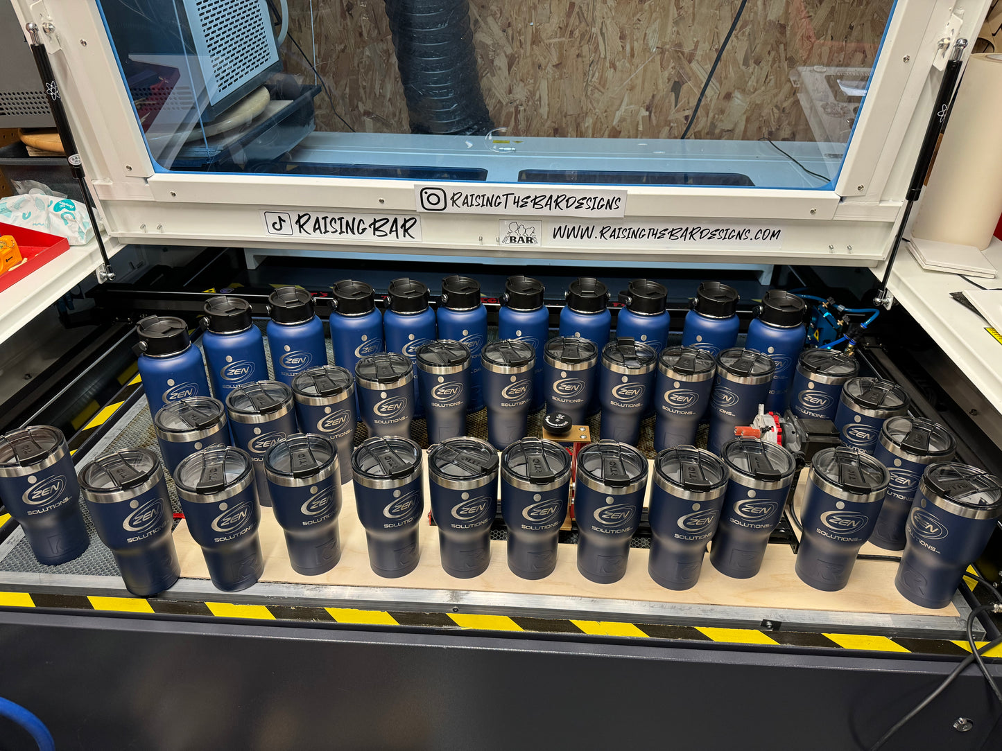 RTIC 20oz tumbler custom laser engraved