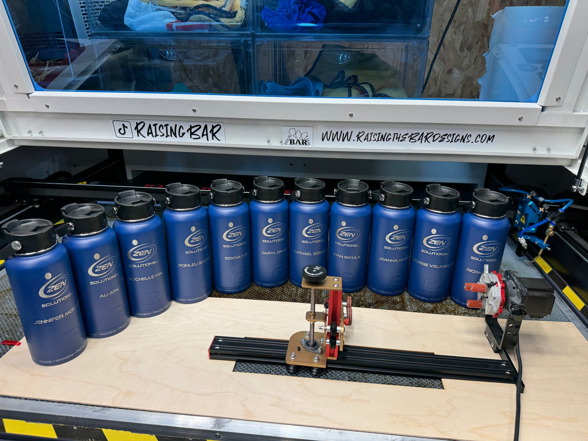 RTIC 32oz water bottle custom laser engraved